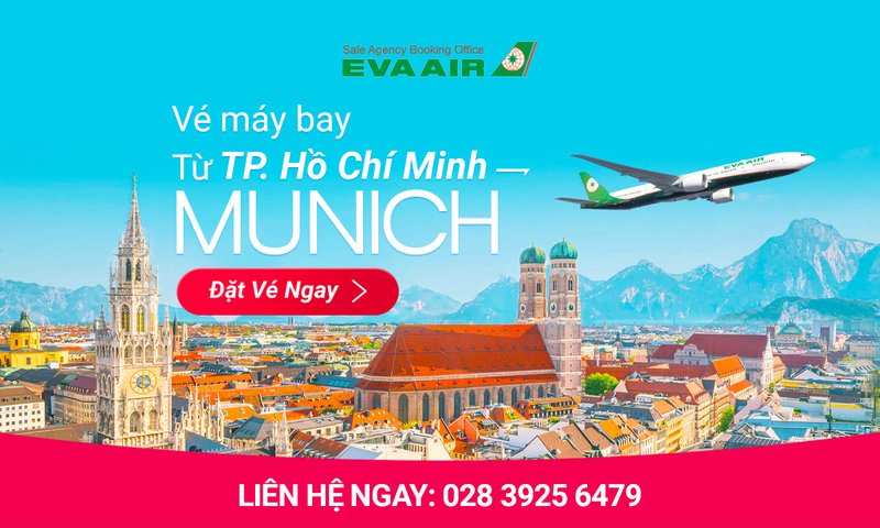 Vé máy bay từ TPHCM đi Munich
