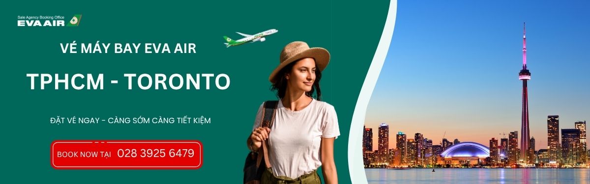 Đặt vé TPHCM đi Toronto