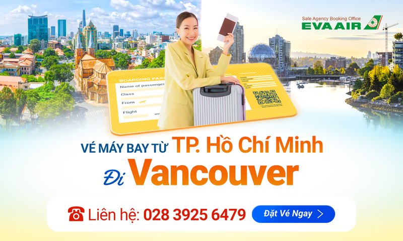 Vé máy bay từ TPHCM đi Vancouver