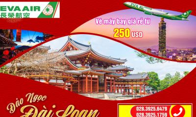 Vé máy bay khứ hồi từ TPHCM đi Đài Loan