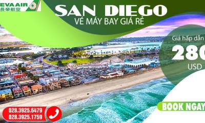 Vé máy bay EVA Air đi San Diego giá rẻ