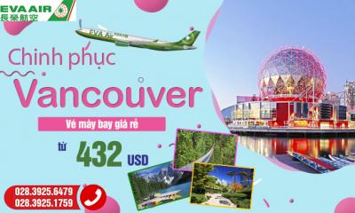 Vé máy bay EVA Air đi Vancouver