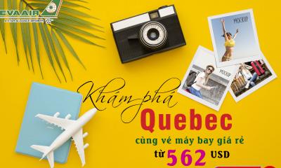 Vé máy bay EVA Air đi Quebec
