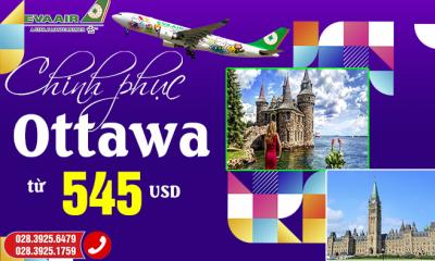 Vé máy bay EVA Air đi Ottawa