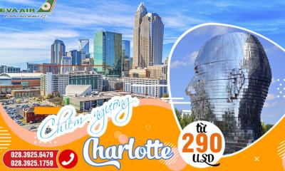 Vé máy bay đi Charlotte EVA Air