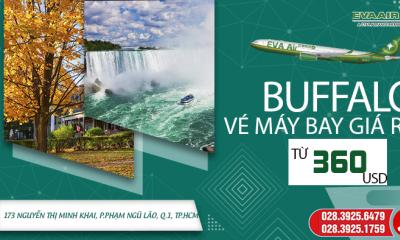 Vé máy bay đi Buffalo EVA Air