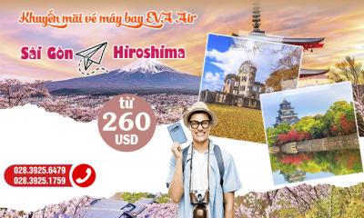Vé máy bay Sài Gòn đi Hiroshima