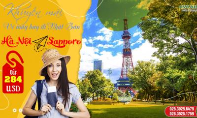 Ưu đãi vé máy bay Hà Nội đi Sapporo
