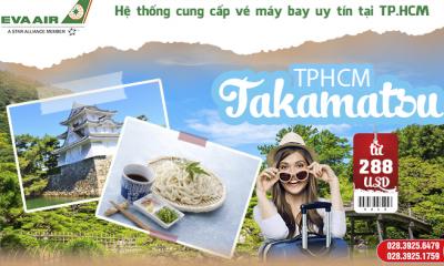 Khuyến mãi Vé máy bay TP.HCM đi Takamatsu