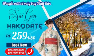 Chinh phục “Châu Âu của Nhật Bản” cùng vé máy bay Sài Gòn đi Hakodate