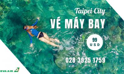 Mua vé máy bay từ TPHCM đi Đài Bắc giá rẻ cùng Eva Air-vn