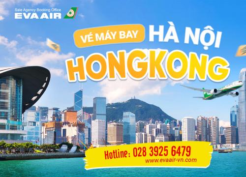 vé máy bay từ Hà Nội đi Hong Kong EVA Air
