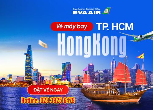 Vé máy bay từ TPHCM đi Hong Kong EVA Air