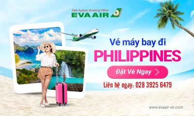 Vé máy bay đi Philippines EVA Air ƯU ĐÃI