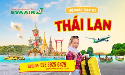 vé máy bay đi Thái Lan EVA Air
