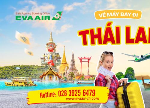 vé máy bay đi Thái Lan EVA Air