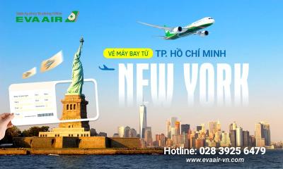 Vé máy bay từ TPHCM đi New York