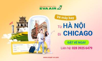 Vé máy bay từ Hà Nội đi Chicago