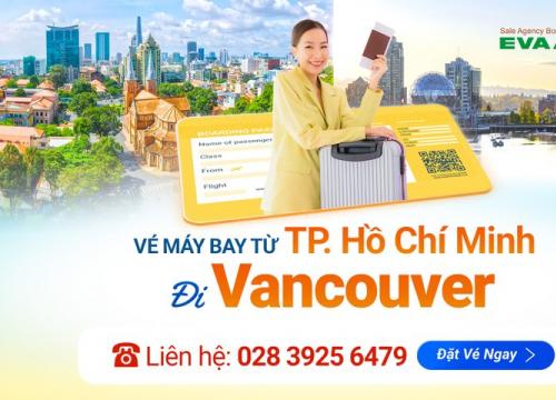 Vé máy bay từ TPHCM đi Vancouver