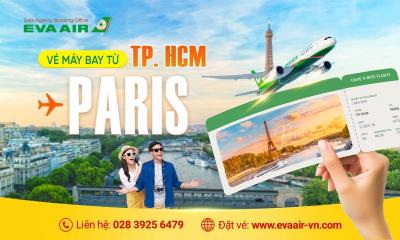 Vé máy bay từ TPHCM đi Paris