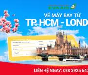 Vé máy bay từ TPHCM đi London