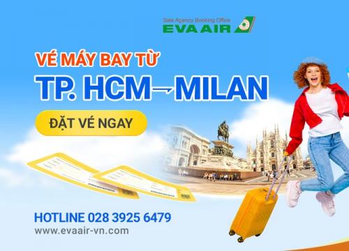 Vé máy bay từ TPHCM đi Milan