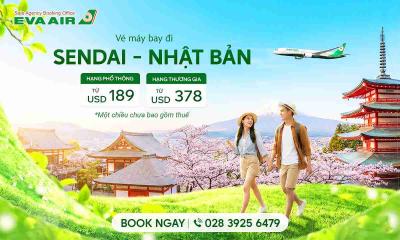 Vé máy bay giá rẻ đi Sendai - EVA Air