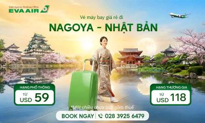 Vé máy bay giá rẻ đi Nagoya