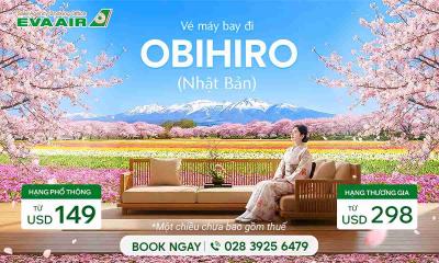 Vé máy bay đi Obihiro EVA Air giá rẻ | Bảng giá mới nhất