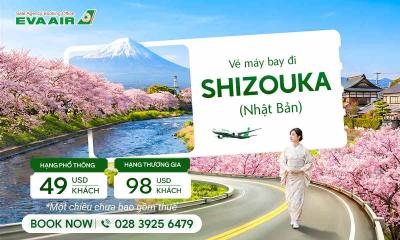 Vé máy bay đi Shizuoka (Núi Phú Sĩ) giá rẻ | EVA Air Việt Nam
