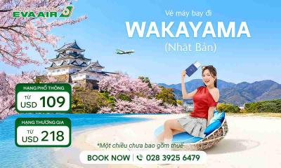 Vé máy bay đi Wakayama hãng EVA Air - Giá tốt nhất