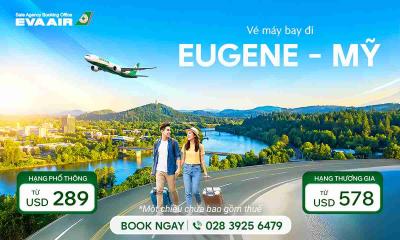 Vé máy bay EVA Air đi Eugene