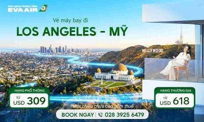 Vé máy bay EVA Air đi Los Angeles