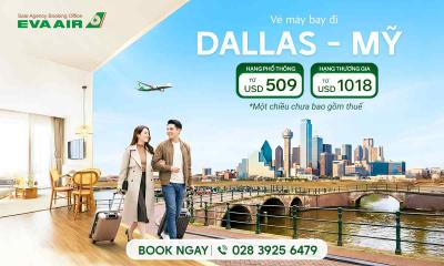 Vé máy bay EVA Air đi Dallas