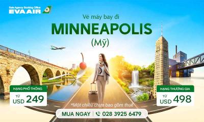 Vé máy bay giá rẻ đi Minneapolis
